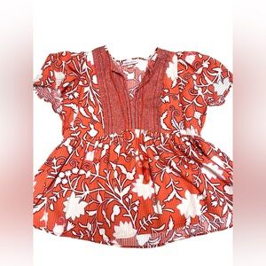 Knox Rose SS Peplum Boho top